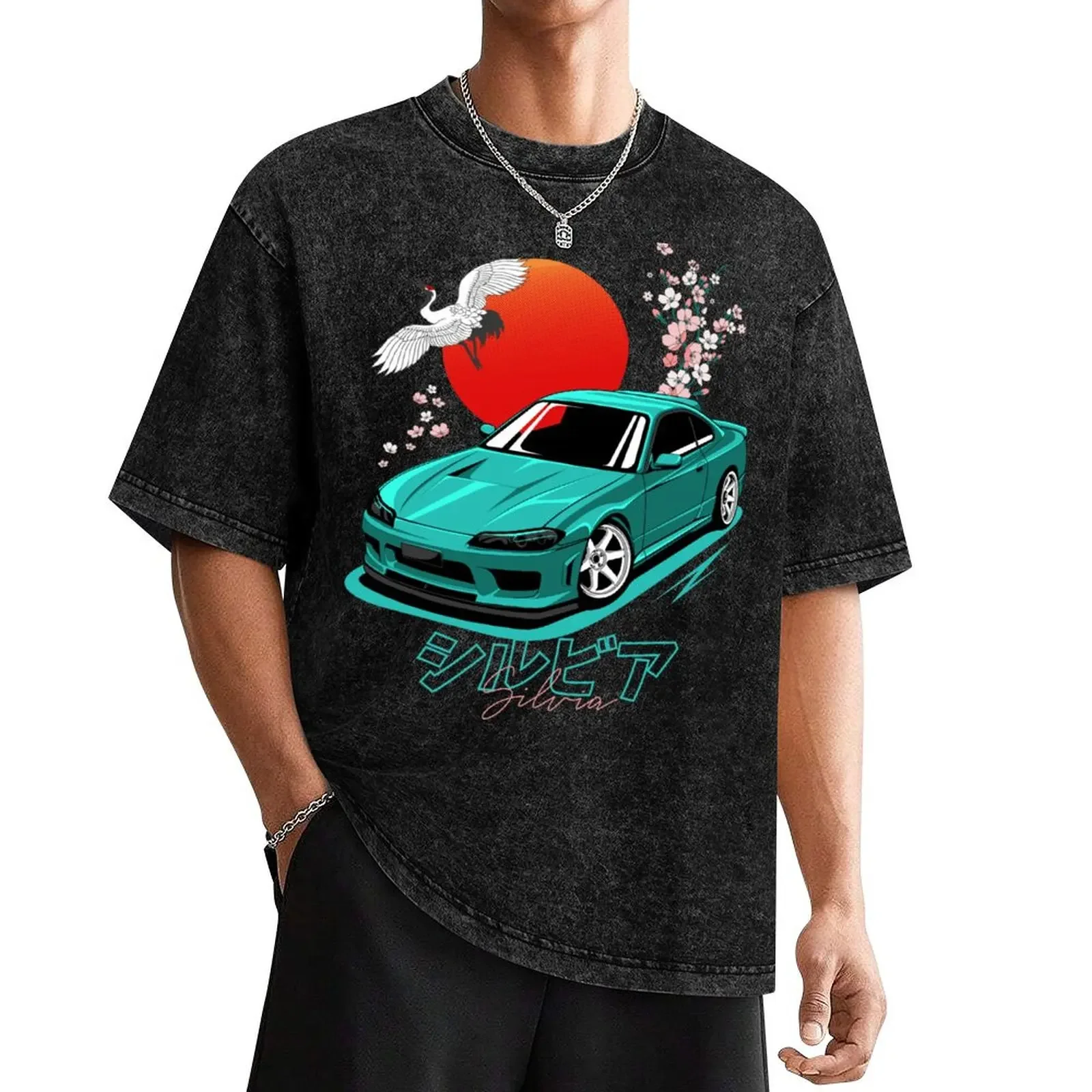 Perfectly balanced drifting Shirubia T-Shirt oversizeds graphic t shirts boys animal print sports fans fitted t shirts for men