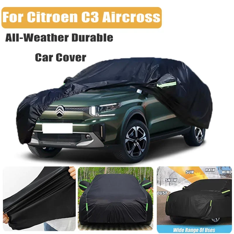 

All-Season Car Cover for Citroen C3 Aircross - Outdoor Full Protection, Waterproof Dustproof Heat-Resistant Car Accessories