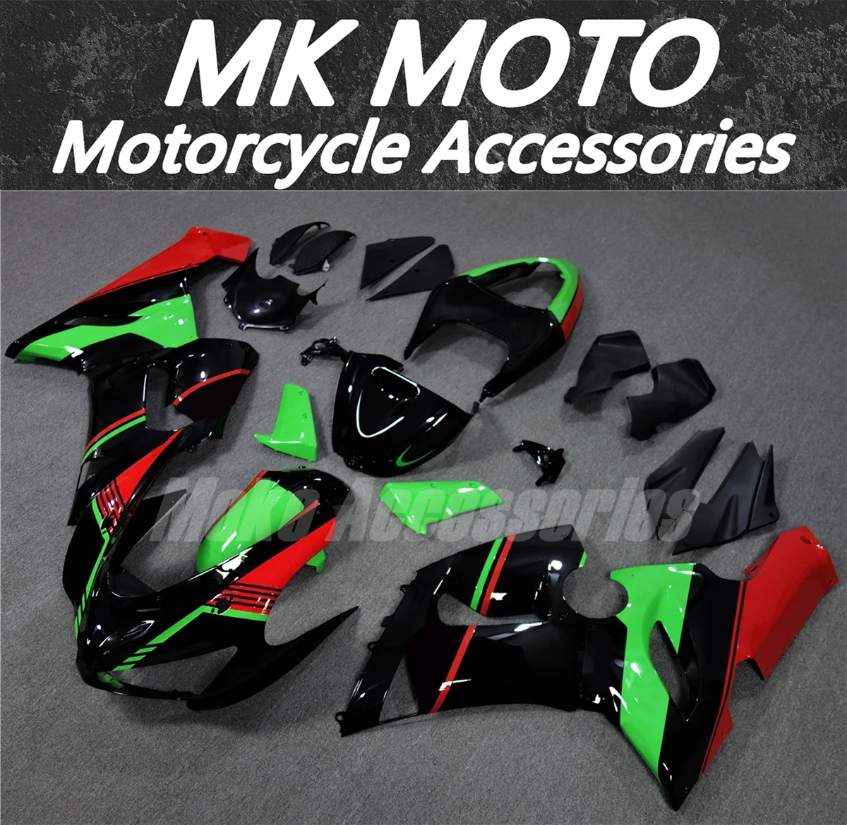 

Motorcycle Fairings Kit Fit For zx-6r 2005-2006 636 Ninja 05 06 Bodywork Set Black Green Red New