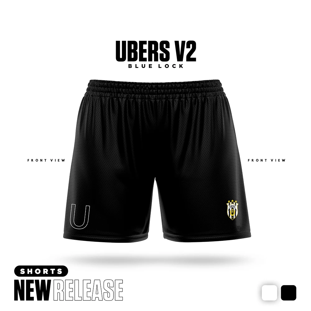 Blue Lock Ubers White Cartoon Anime Jersey Men Shorts Summer 2024 New Fashion Women Short Pants Sports Children Bottom