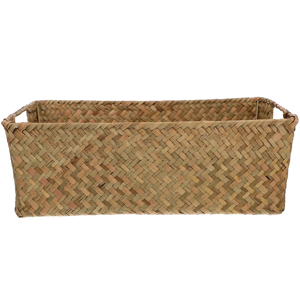 

Bread Basket Straw Woven Home Storage Retro Fruit Snack Daily Use Kitchen Living Dining Cafe Multi function Household