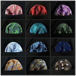 Multicolor Paisley Silk Hot Mens Pocket Square Business Colorful Handkerchief Large 12.6