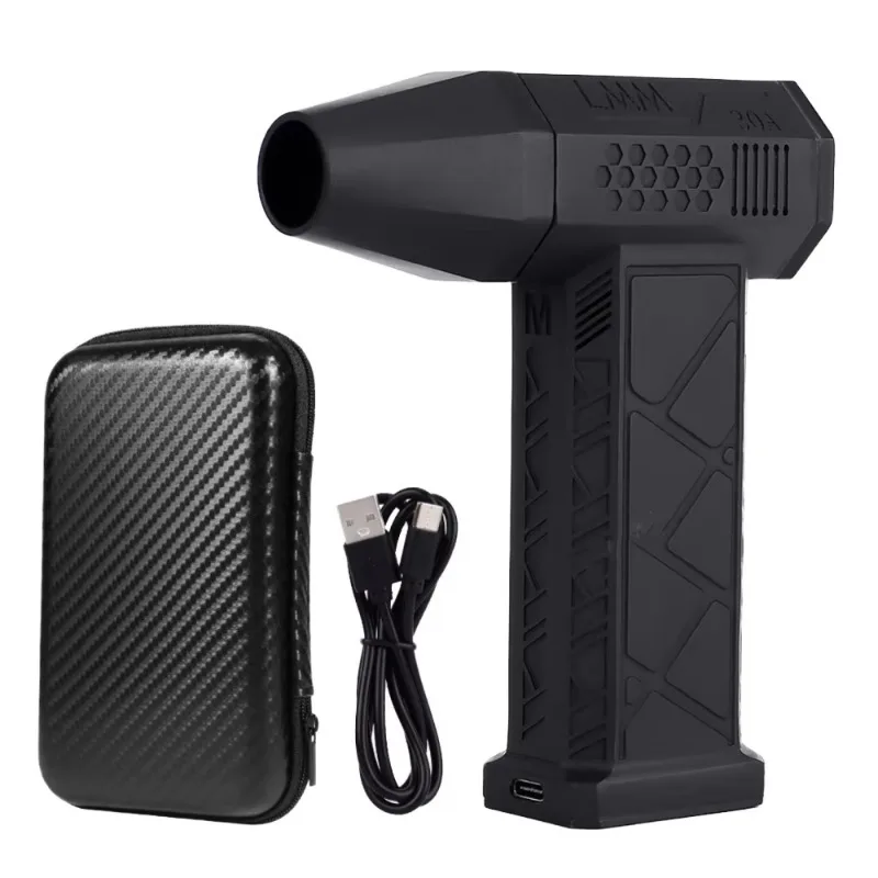

High-speed rechargeable electric turbofan household portable air duster for car keyboards, RVs, and outdoor cleaning
