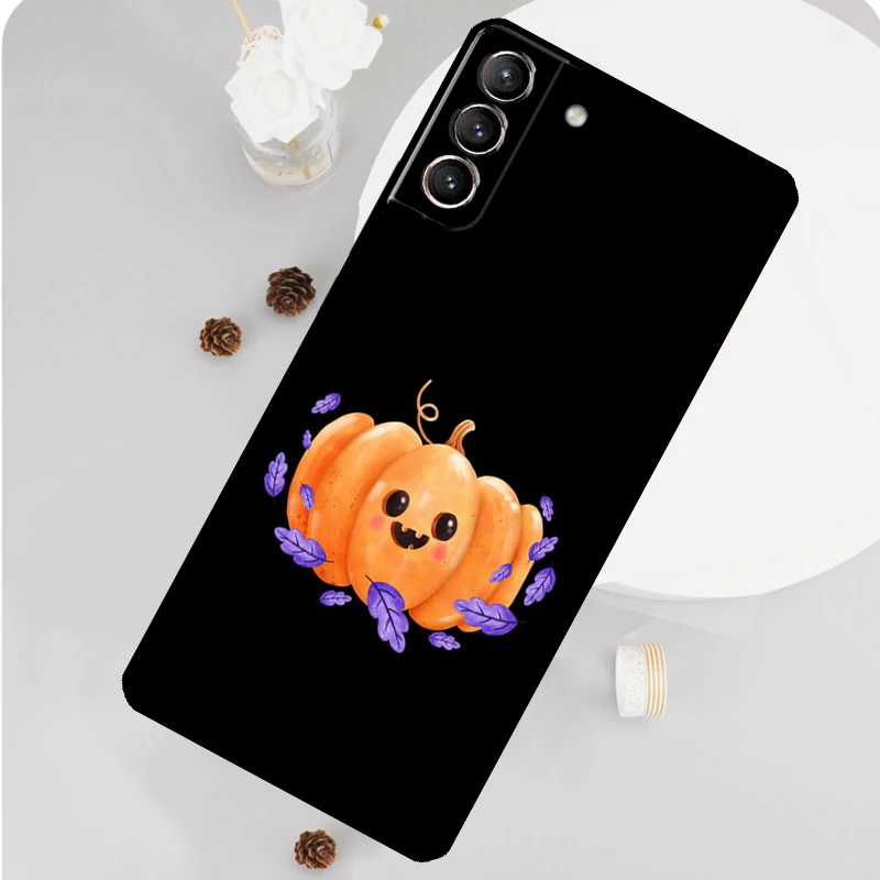 Halloween Pumpkin Ghost Mummy Case For Samsung Galaxy S23 Ultra S22 S9 S10 Note10 Plus Note20 Ultra S20 S21 S23 FE Cover