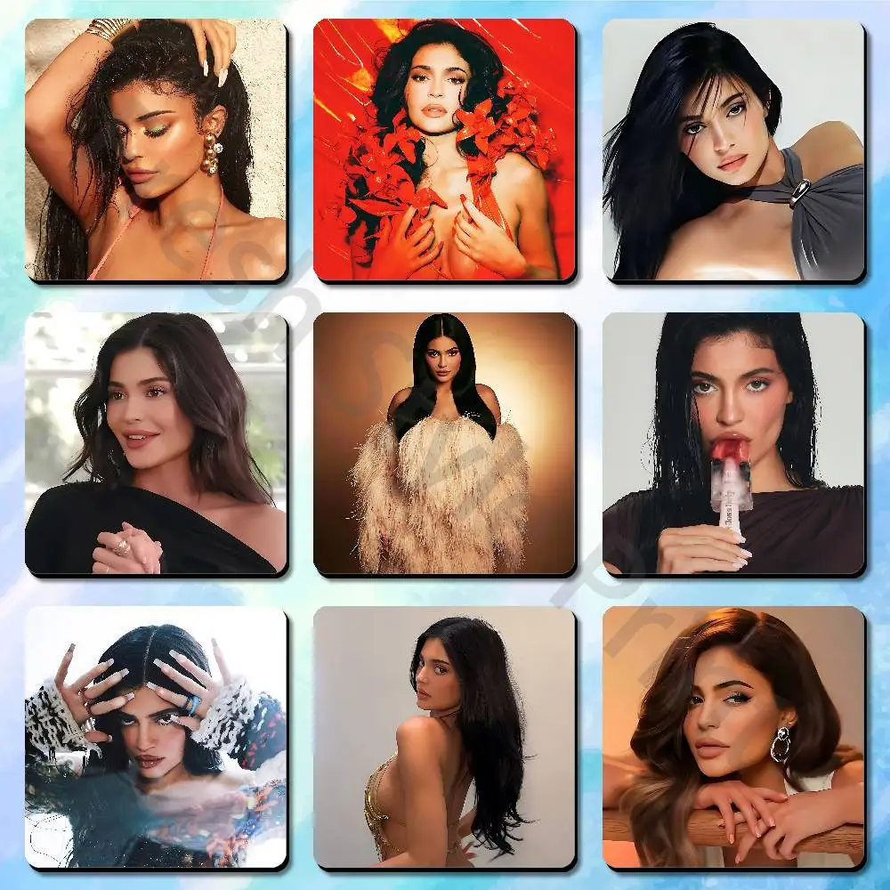 Model K-Kylie J-Jenner Fridge Freezer Refrigerator Magnets Metal Cabinet Magnetic Sticker Cover Home