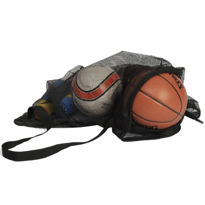 4X Large-Capacity Outdoor Sports Bag Football Basketball Bag Sports Storage Beam Net Backpack (30 X 40 Inch)