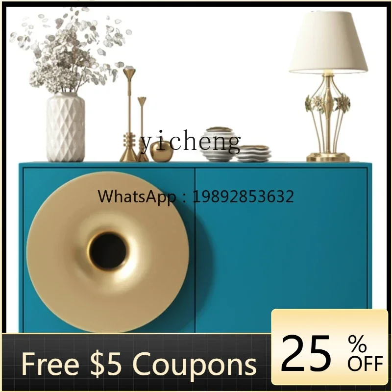 

Light Luxury Sideboard Cabinet Living Room Personalized Custom Storage Cabinet Modern Entrance Cabinet