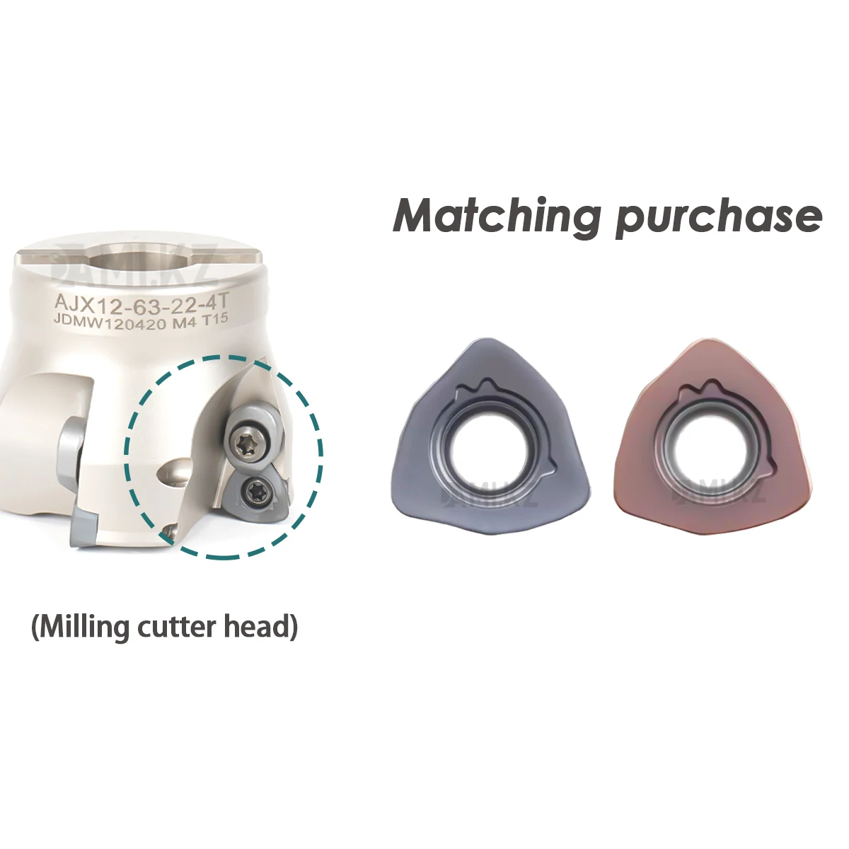CNC Fast Forward To Milling Blade JDMW120420ZER JDMW140520ZER Process Center Carbide Insert Use For AJX12/14 Milling Cutter Disc