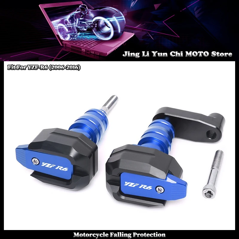 

Fit For YAMAHA YZFR6 2006-2016 Frame Slider Crash Pads Engine Protector Guard Motorcycle Accessories YZF R6 YZF-R6 2008 2009
