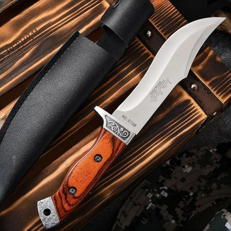 Outdoor Portable Knife Camping Style High Hardness Fruit Knife Outdoor Camping Style Knife Camping Style Sharp Straight Knife