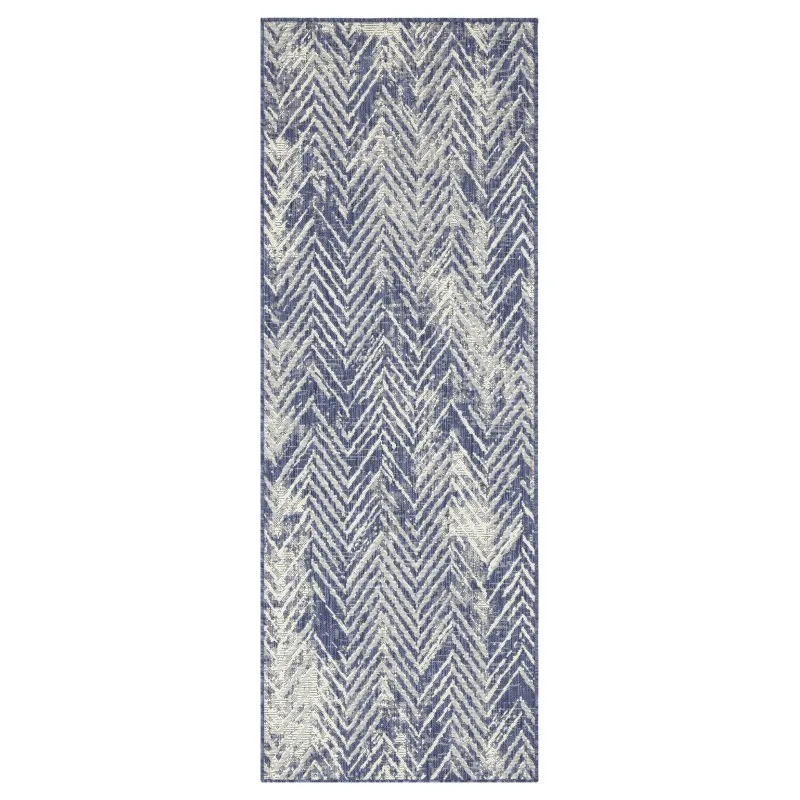 

Sunshine GC_HAR2010 Blue 2 ft. 7 in. x 7 ft. 3 in. Indoor/Outdoor Area Rug
