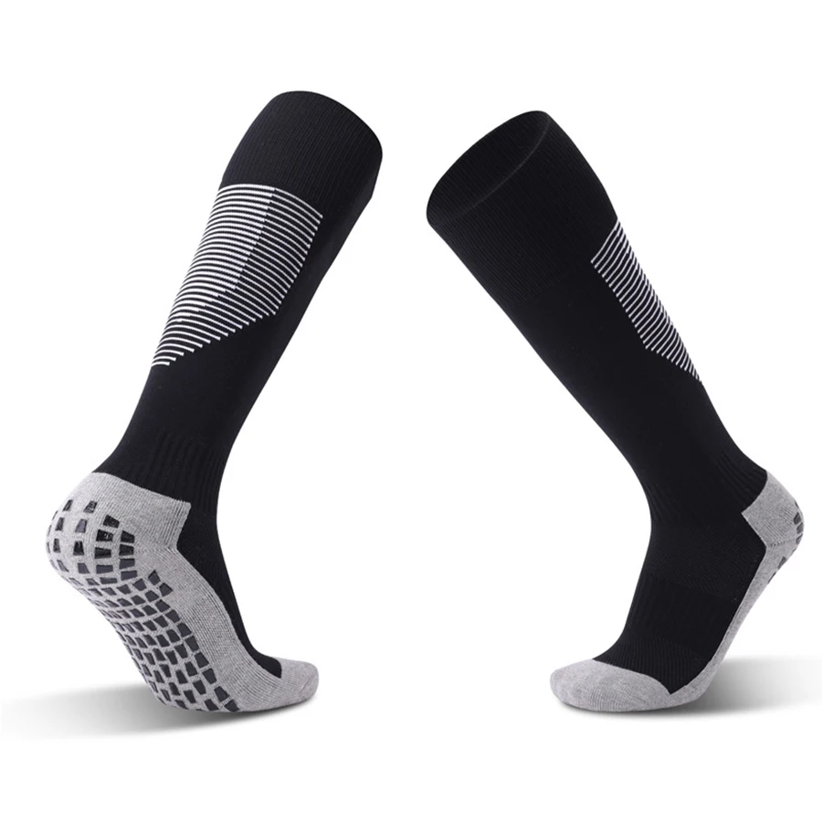 Sport Breathable Socks Non Slip Grip Towel Bottom For Basketball Tennis Running