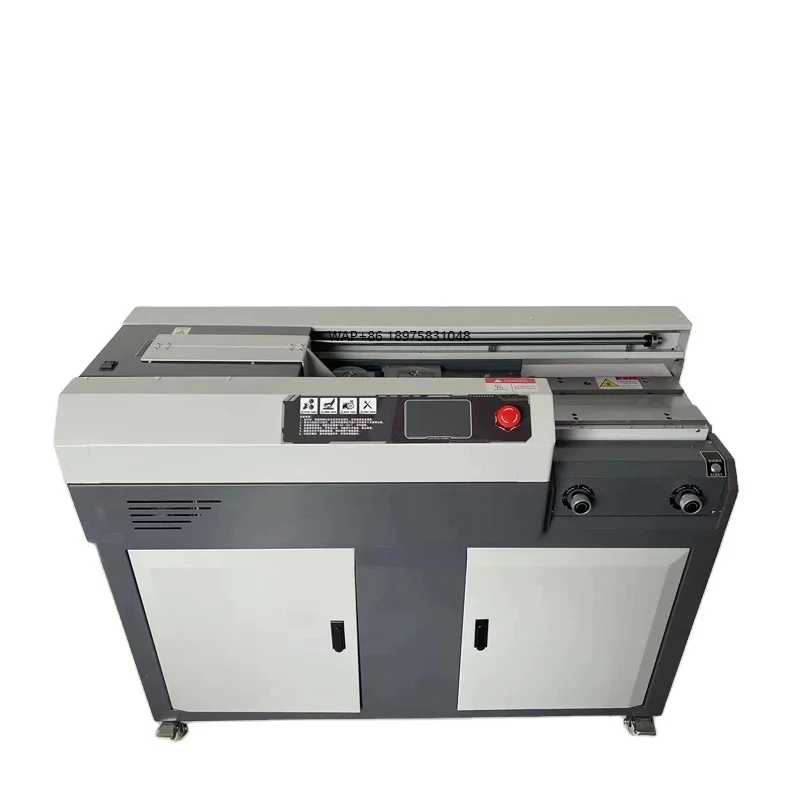 A4Easy-to-Operate Glue Bag Machine for Post-Printing PLC Motor Core Components Workable A4 Width Paper Processing Machinery