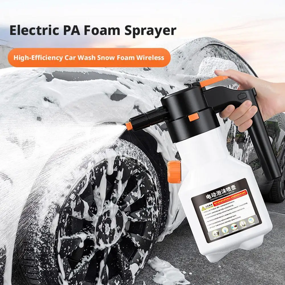 Hand Pump Foam Spraye Nozzle Hand Pneumatic Foam Cannon Snow Foam Car Wash Spray Bottle Car Window Cleaning