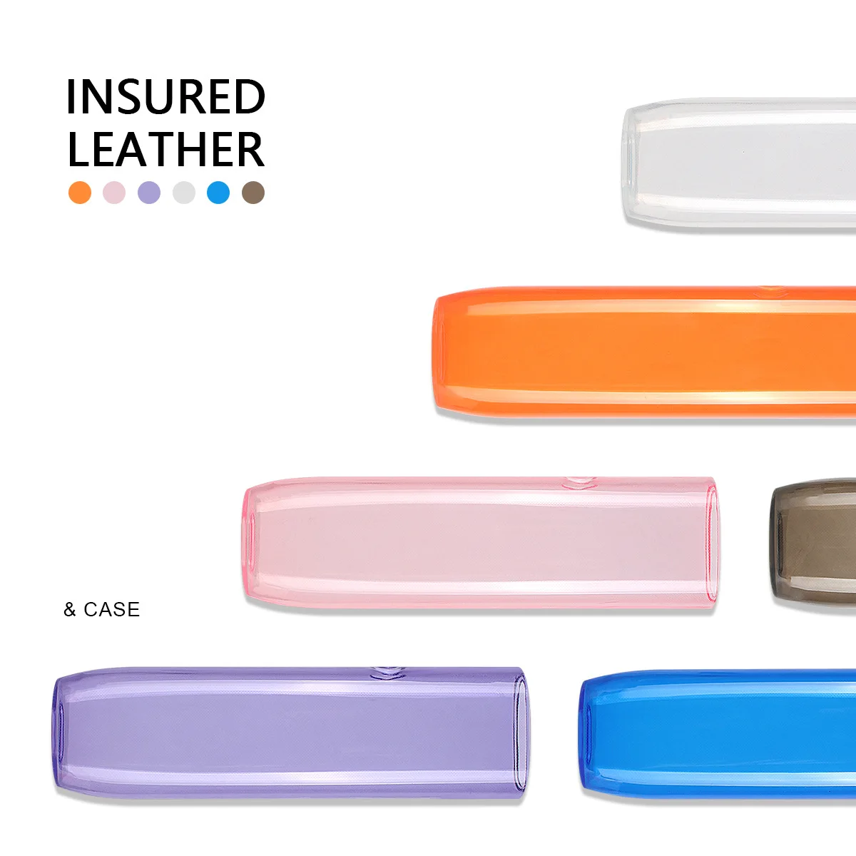Transparent Trendy Anti-Fade Soft Case for IQOS ILLUMA IONE Protection Cover Non-Slip Grip for IQOS Illuma I One Accessories