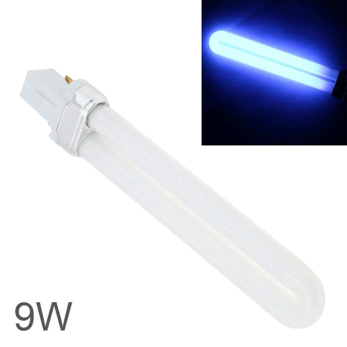 9W UV Perfect Lamp Tube Bulb 365nm Nail Art Dryer Nail Curing Lamp Replacement Bulb Manicure Tool Nail Dryer Lamp Supplies