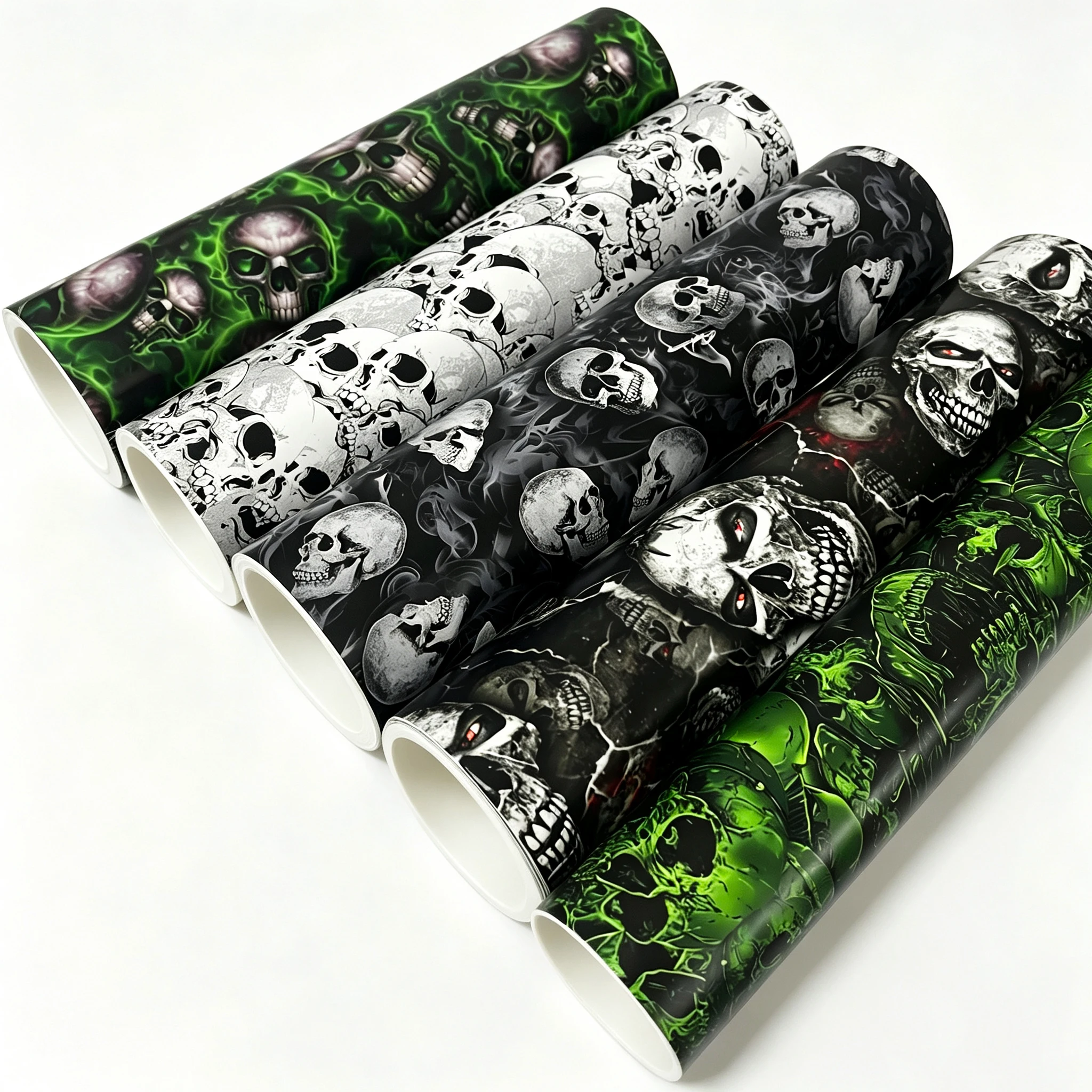 Totenkopf-Aufkleber Graffiti PVC-Vinylfolie Auto Motorrad Fahrrad DIY Möbel-Aufkleber Dekorfolie mit Luftfreisetzung Selbstklebend