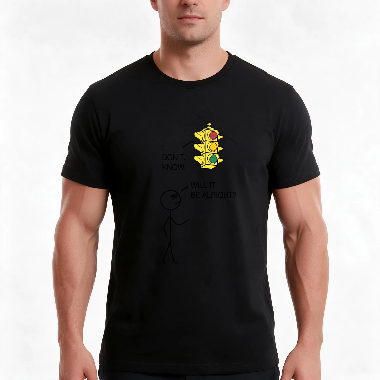 Will it be alright? - Death by a thousand cuts. T-Shirt Summer Casual Cotton Tee Oversized Streetwear Tops Unisex Men Women