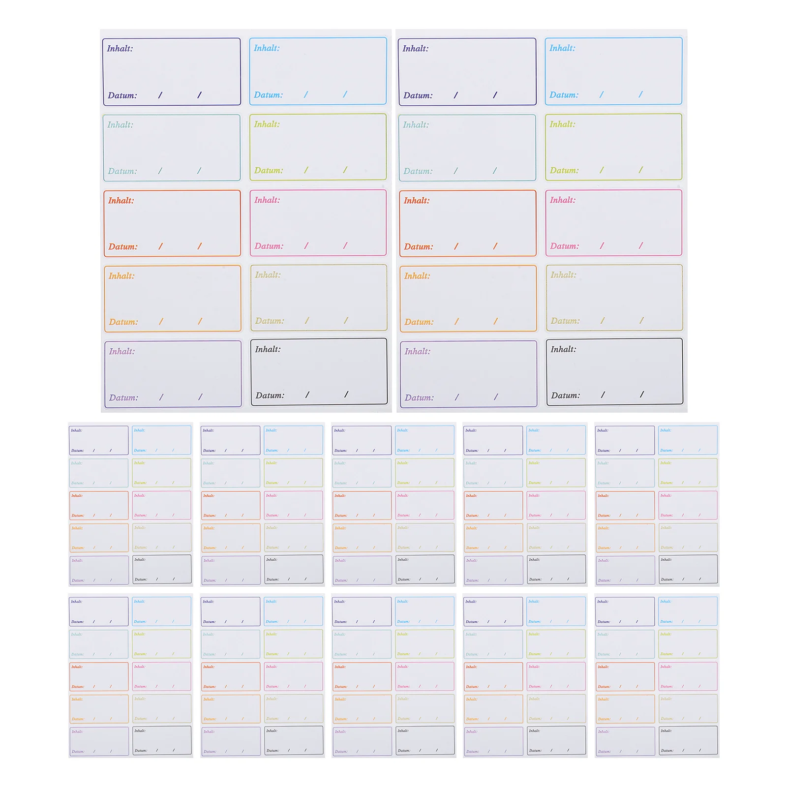 

1000 шт. этикетки для морозильной камеры для пищевых контейнеров, съемные пустые наклейки, водонепроницаемые маслостойкие кухонные бирки для хранения даты