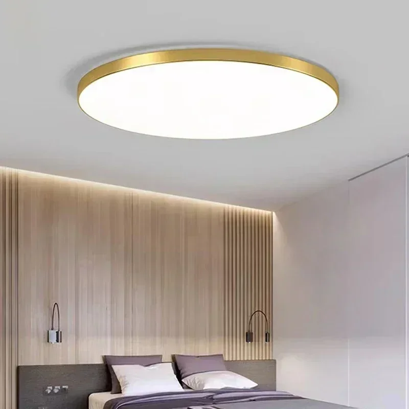 Lámparas de techo redondas LED modernas para sala de estar, dormitorio, baño, comedor, cocina, luz de techo, accesorios de iluminación para decoración del hogar