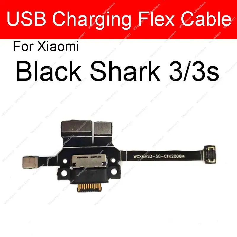 USB Charging Port Dock Charger Plug Connector Board Flex Cable For Xiaomi Black Shark 2 3 4 5 Blackshark 3pro 4pro 5pro Parts