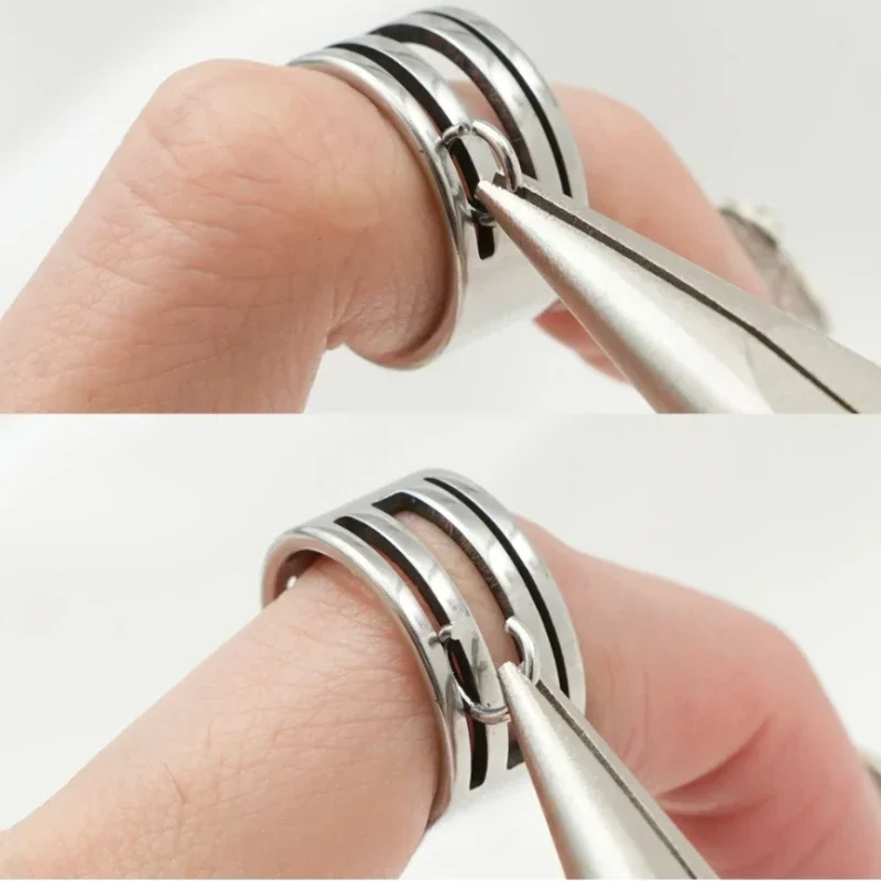 1/3pcs Stainless Steel Jump Ring Open Closing Finger Jewelry Making Tools Fit DIY Craft Circle Bead PliersTools Jump Ring Opener