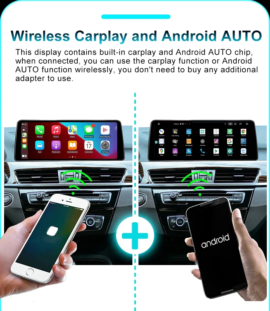 12,5'' Kabelloses Carplay Android 14 Auto-Radio Multimedia-Player Bildschirm für BMW X1 F48 2016-2017 2din Autoradio Stereo GPS Bluetooth WIFI 4G LTE – Detail 12