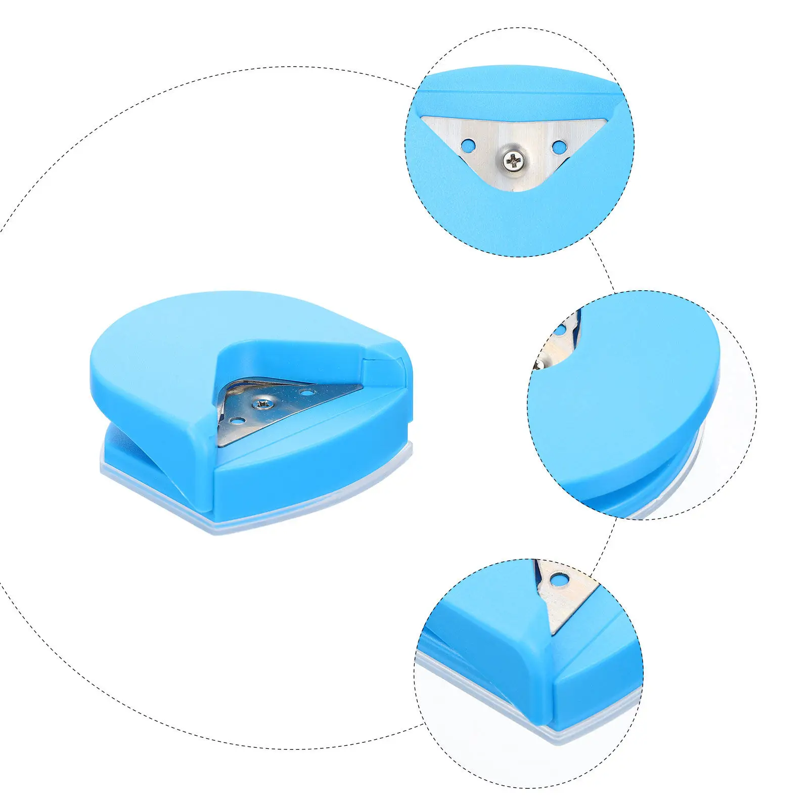 2Pcs Paper Corner Rounder Punch Cutter Convenient Corner Trimmer for DIY Handicrafts Photo Picture Trimming Tool