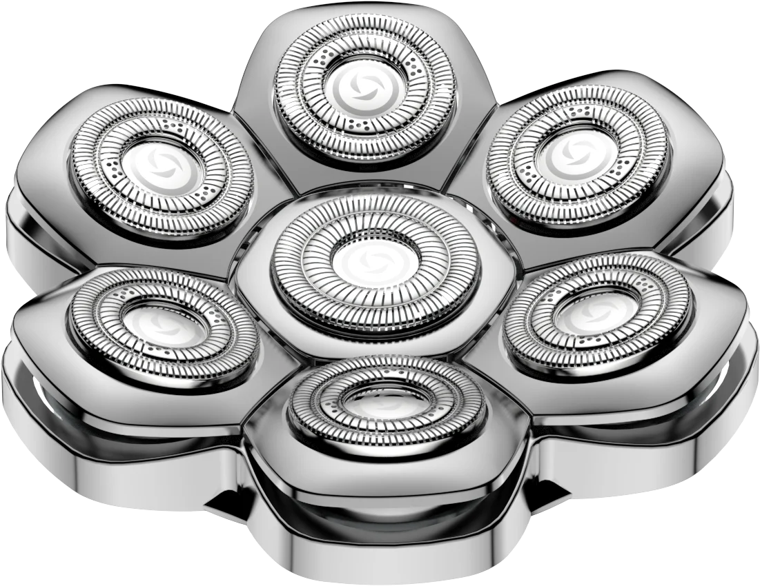 Men Bald Shaver Replacement Magnetic Cutter Head, Perfect Match for MAXGROOM 7D Head‑Shaver PRO , Detachable Washable