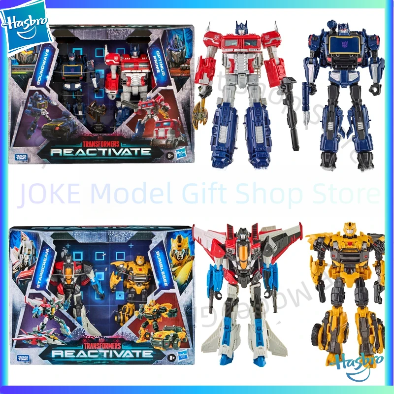 

Hasbro Transformed toys Reactivate Little bee and Starscream Reactivate Op Action Figure Collectible Model In Stock Takara Tomy