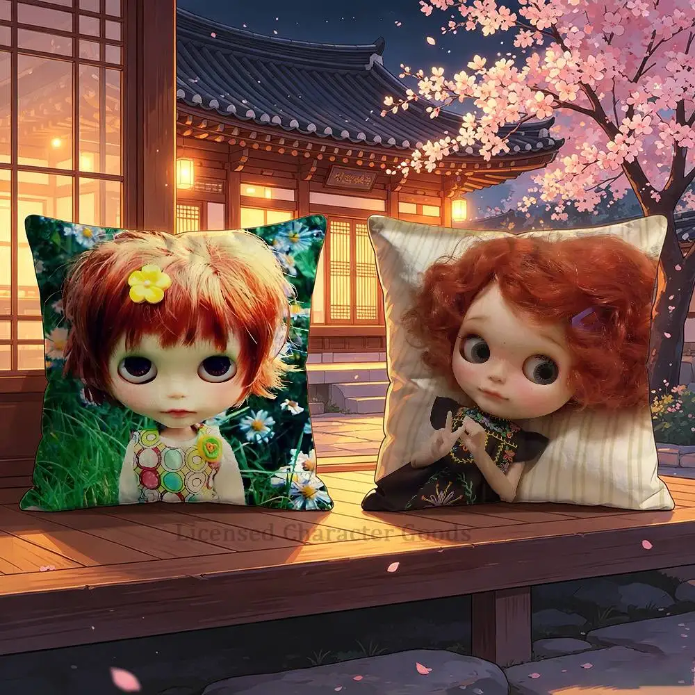 31Style Doll B-BlyTheS Print Cushion Cover Aesthetic Bedroom Decor 30x30 65x65 40x40 45x45 50x50 cm
