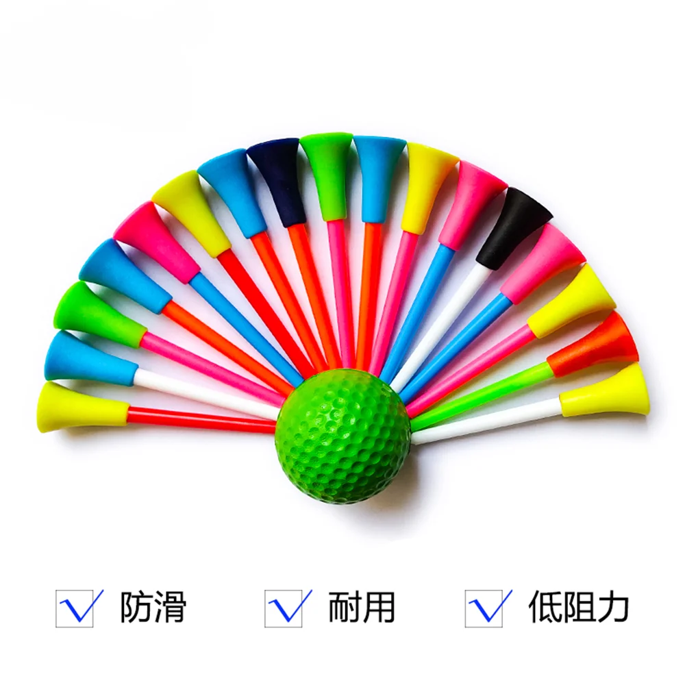 Soft rubber ball tee color ball ladder driving range stable and resistant to golf