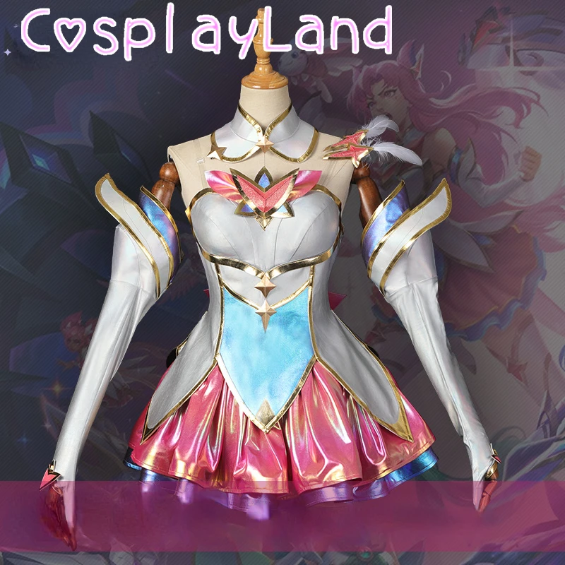 

Game LOL Star Guardian Kaisa Cosplay Costume Kaisa Cosplay Suit Women Dress Halloween Prom Fancy Dress Star Guardian Cosplay