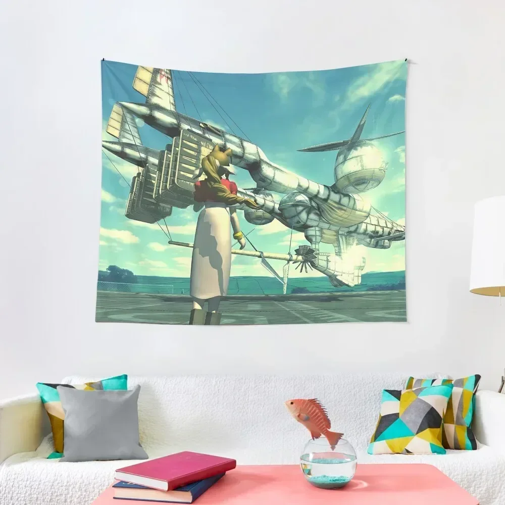 Aerith Gainsborough [Disc Change] Tapestry Wall Decor Room Decor Anime Decor Tapestry