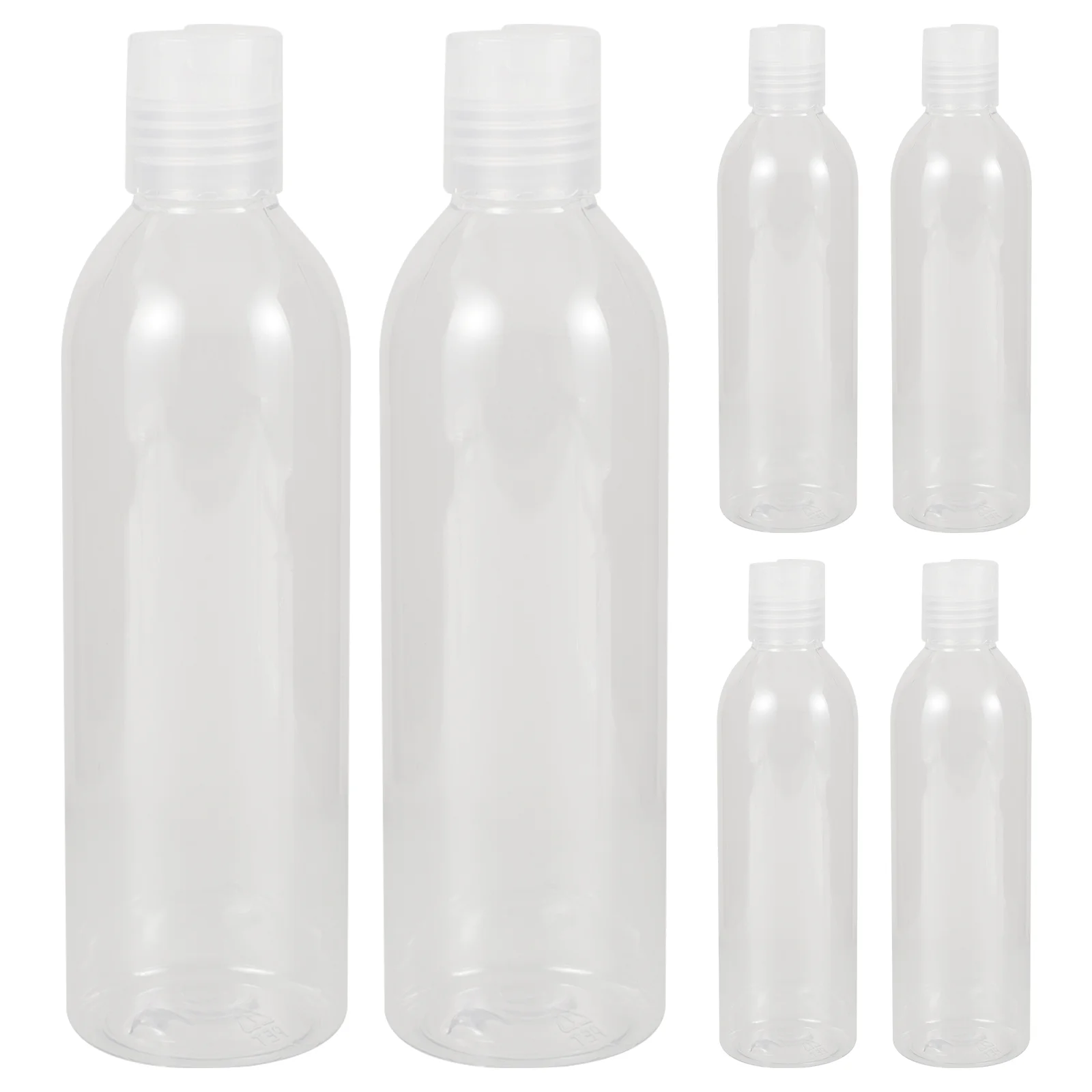 6 Pcs Spray Bottle Travel Toiletries Squeeze Bottles for Shampoo Containers