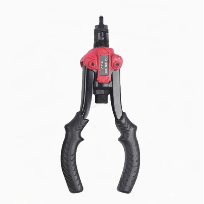 BT-606 Manual Rivet Gun Tool With Interchangeable Heads For Threaded Nut & Standard Rivets (M3-M12)