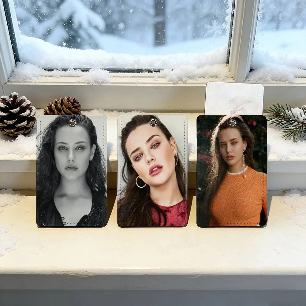 

K-Katherine Langford Card Holder Credit Card & ID Organizer, Cute Wallet, Everyday Accessory, Playful Accessory