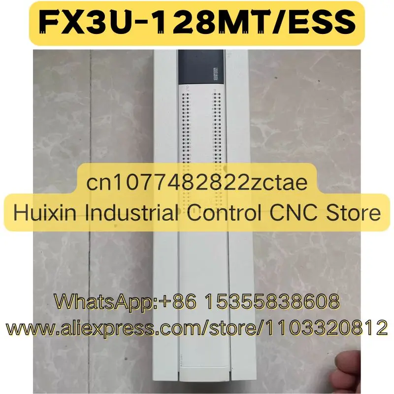 Second-hand PLC Programmable Controller FX3U-128MT/ESS FX3U-128MT ESS Normal Function Tested OK