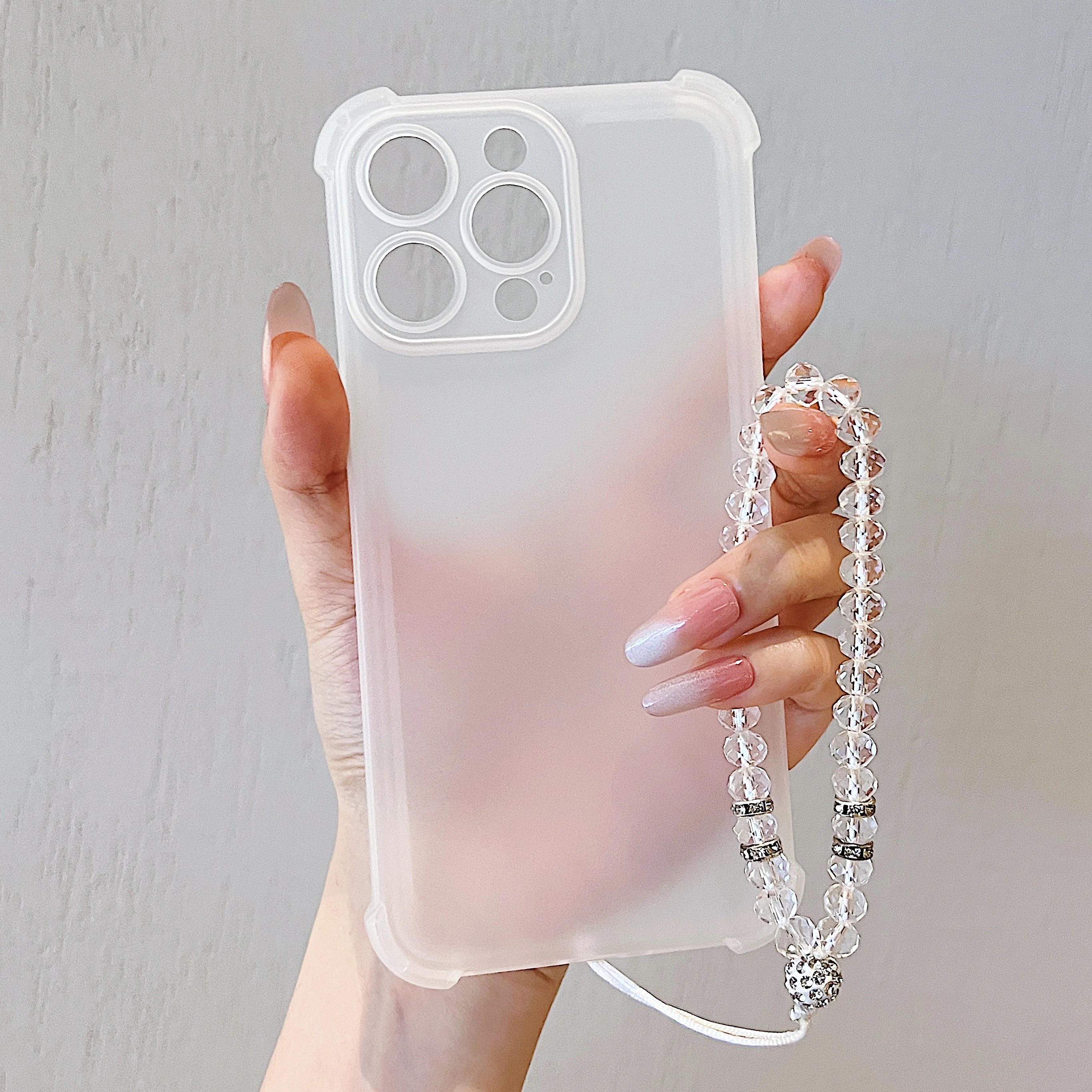 Ультратонкий мягкий матовый прозрачный чехол из ТПУ для iPhone 16 Pro, чехол для iPhone 15 13 12 11 14 17 Pro Max 17 Air Crystal Rope Cover Ультратонкий мягкий матовый прозрачный чехол из ТПУ для iPhone 16 Pro, чехол для iPhone 15 13 12 11 14 17 Pro Max 17 Air Crystal Rope Cover