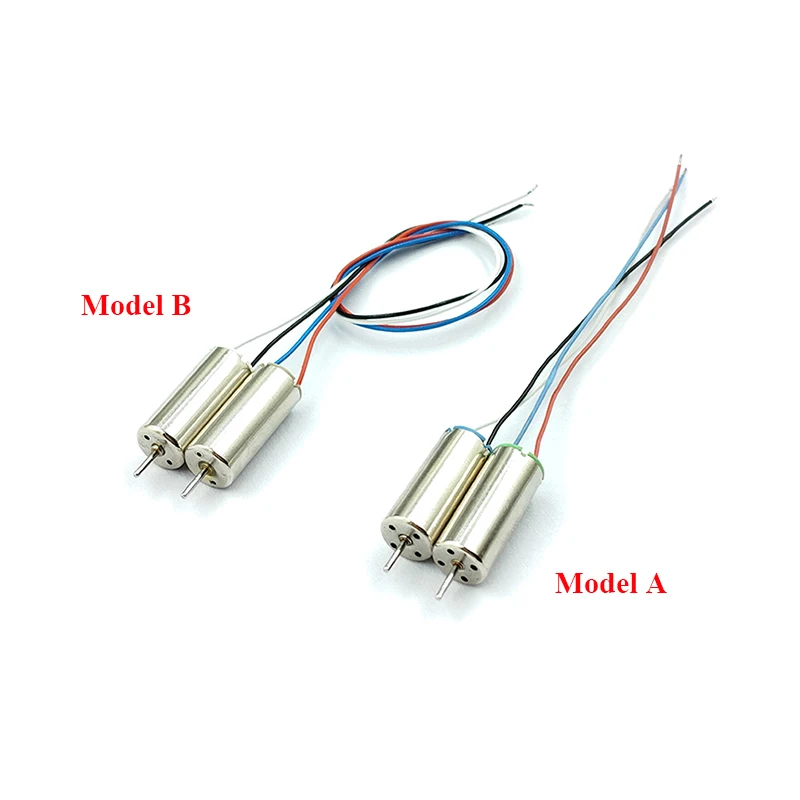 2 Peças/Lote Motor Coreless Mini 0716 7mm*16mm DC 3.7V 55000RPM Alta Velocidade 716 Motor de Copo Oco Pequeno para DIY, Brinquedo, Drone RC, Quadricóptero