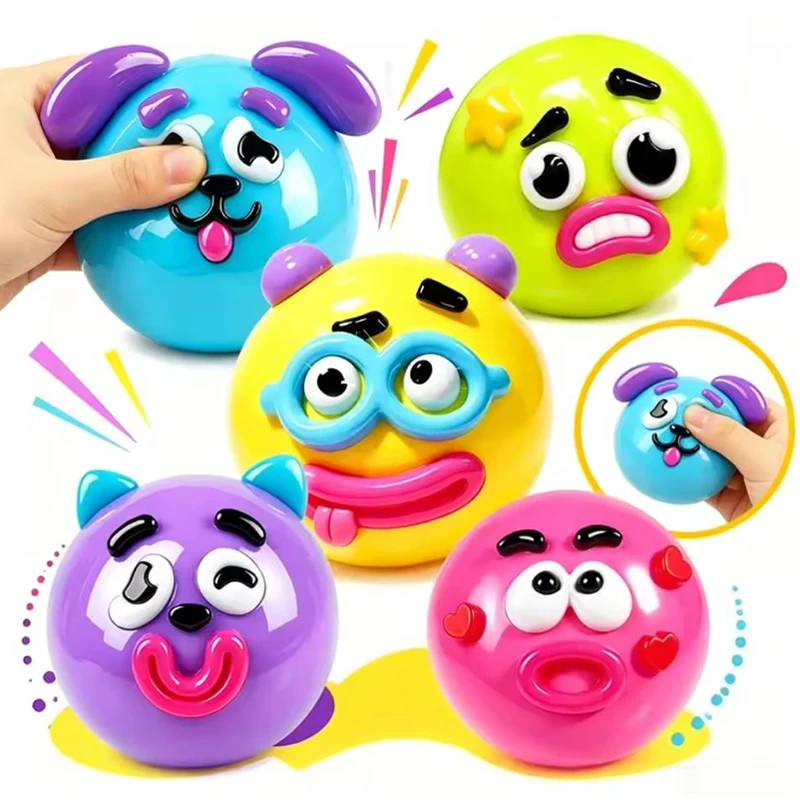 NOW ENJOY 2026 New Dog Face Swap Squishy Toy Soft Slow Rise Squeeze Toy Moldable Stress Relief Sensory Toy for Anxiety Relief