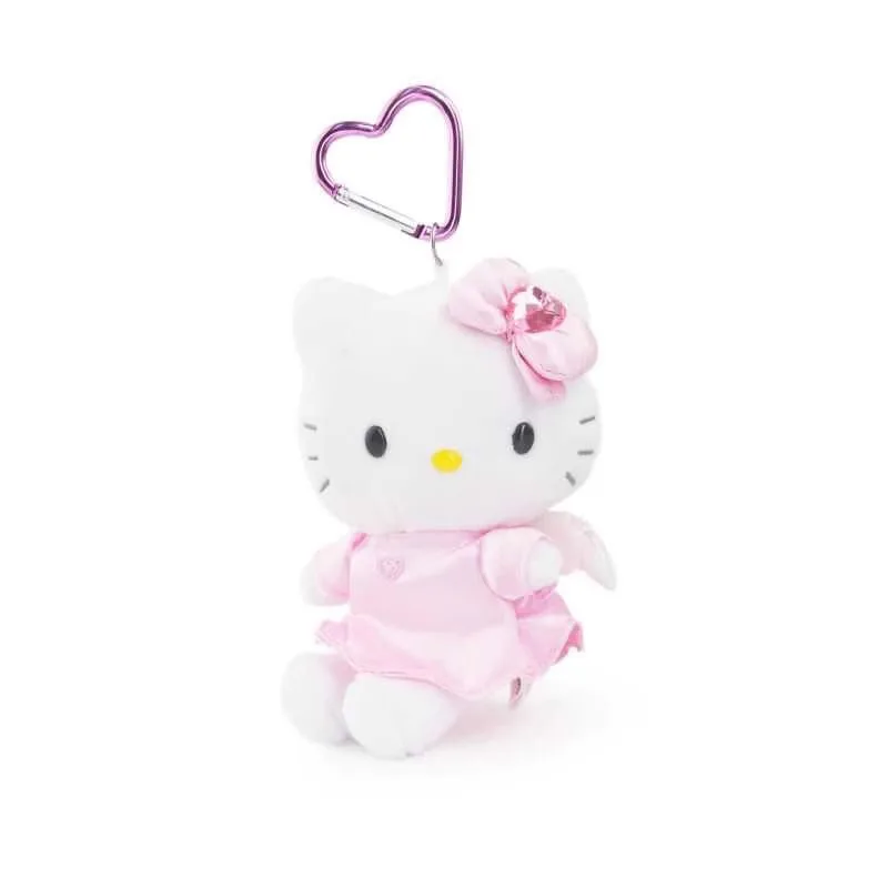 Cartoon Anime HelloKittys Little Angel Series Plushie Doll Toys Kawaii Cute Plush Pendant Key Chain Decoration Girl Gift 12cm