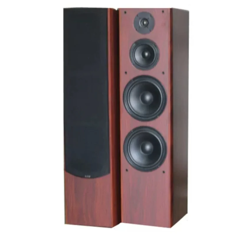 8.5 inch 2.0 double bass luxury floor wooden home theater passive hifi fever speaker audio