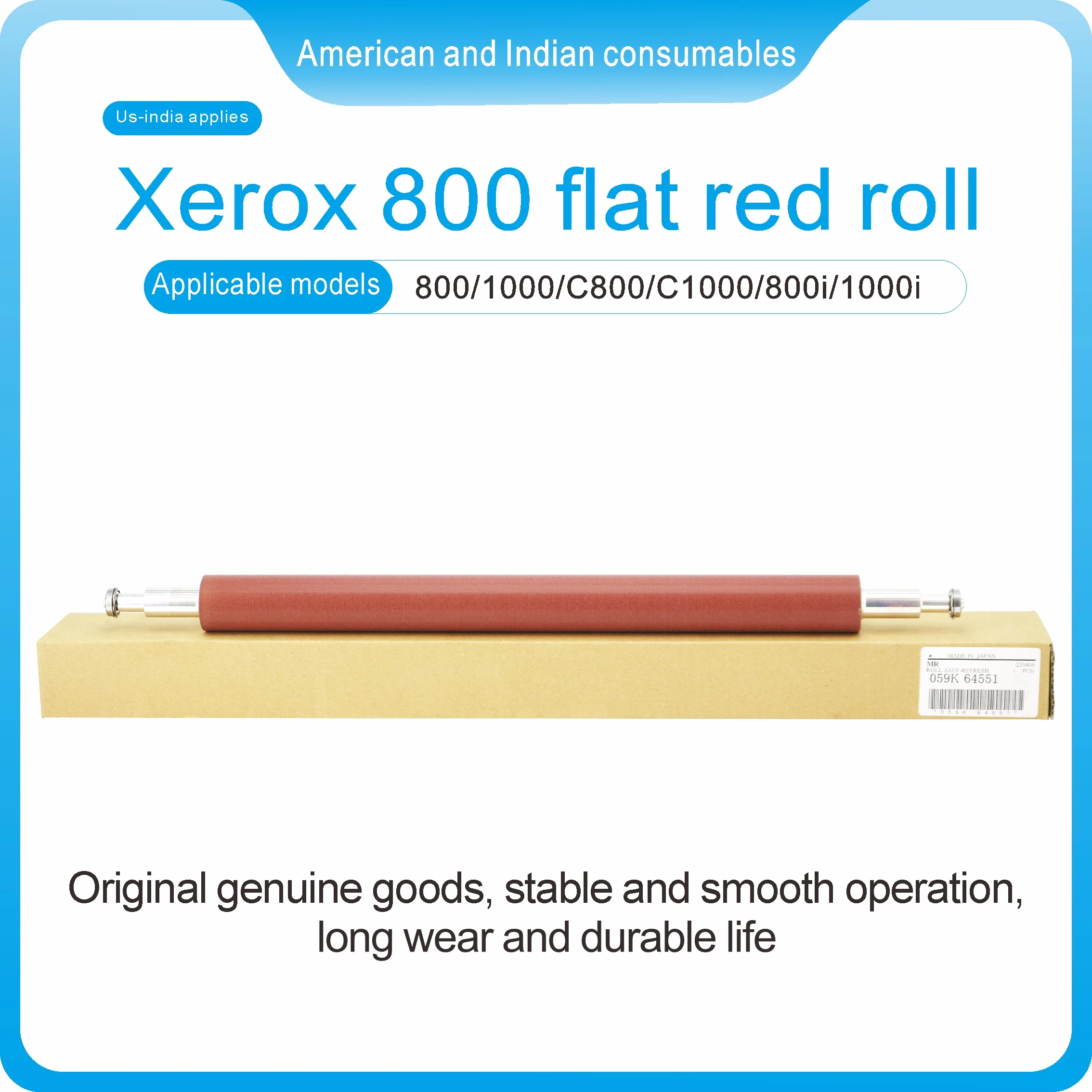 059K 64551 ROLL ASSY-REFRESH Long Life Xerox 800 OPC DRUM Use For in 800 1000 C800 C1000 800i 1000i