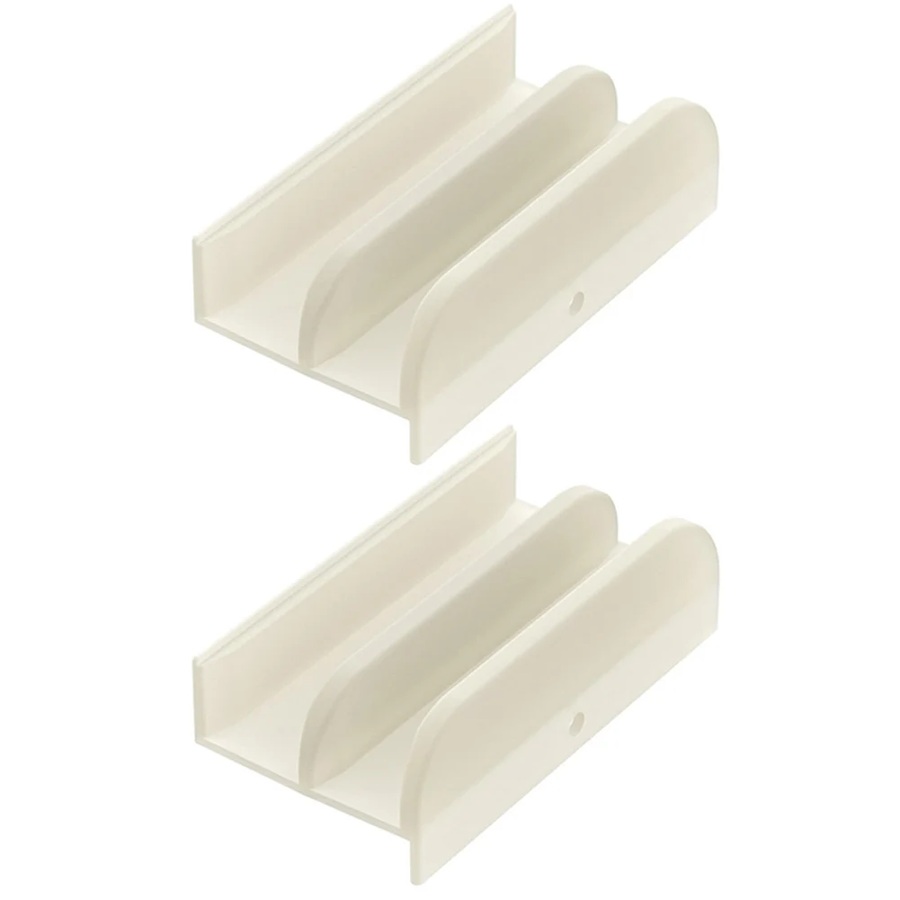 Shower Door Alignment Glass Door Guide Enhances Sliding Fits Glass Thickness High Quality Material Clear Silicone Compatible