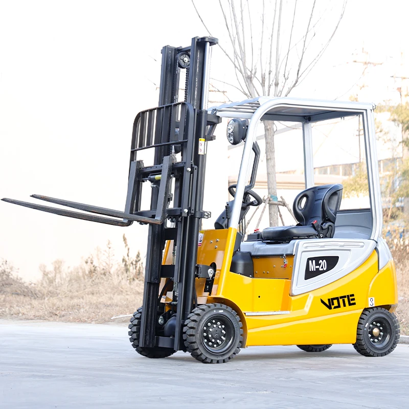 High Quality Electric Forklift 1Ton 1.5Ton 2Ton 3Ton CE IOS Certification Warehouse Use Farm Battery Forklift Truck