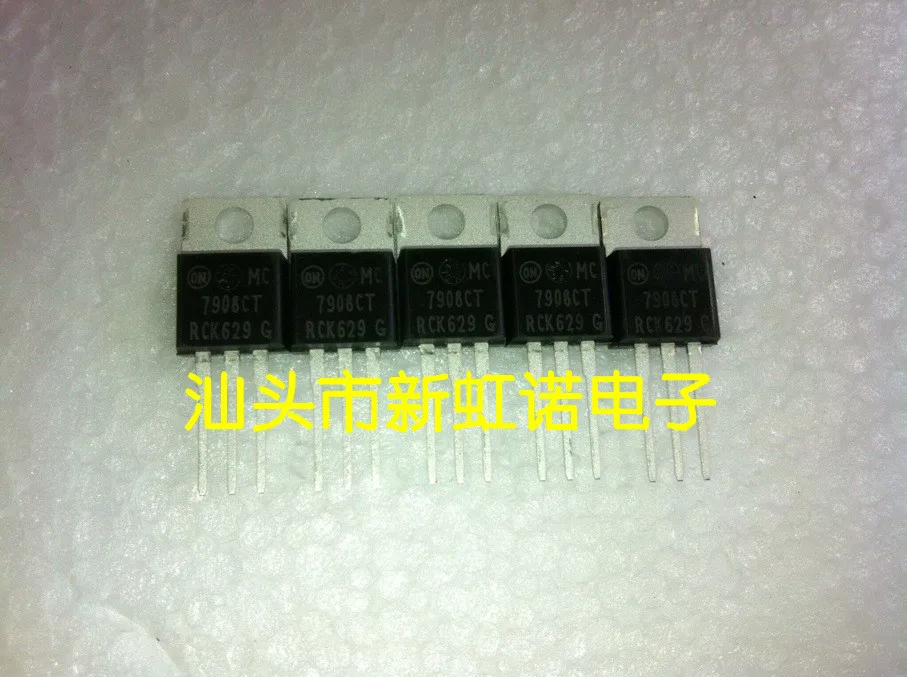 5 قطعة/الوحدة جديد الأصلي MC7908CT الصمام الثلاثي الدوائر المتكاملة نوعية جيدة في الأسهم