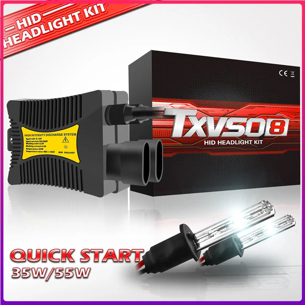 

2pcs 12V 35W Xenon H7 HID Conversion Kit H1 H3 H11 9005 Bulb Auto Car Headlight Lamp 3000k 4300k 5000K 6000k 8000K 12000K