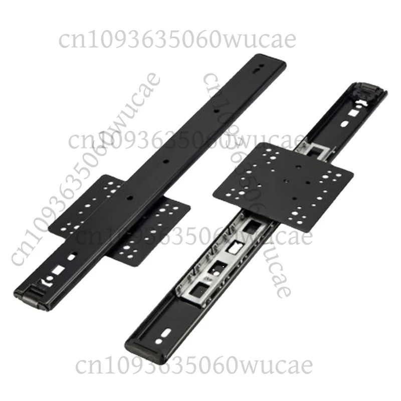 Cabinet Oven Air Conditioning Cabinet Upturn Door Slide, Retractable Hidden Pocket, Swing Door Guide Roll Over Plug-in Slide