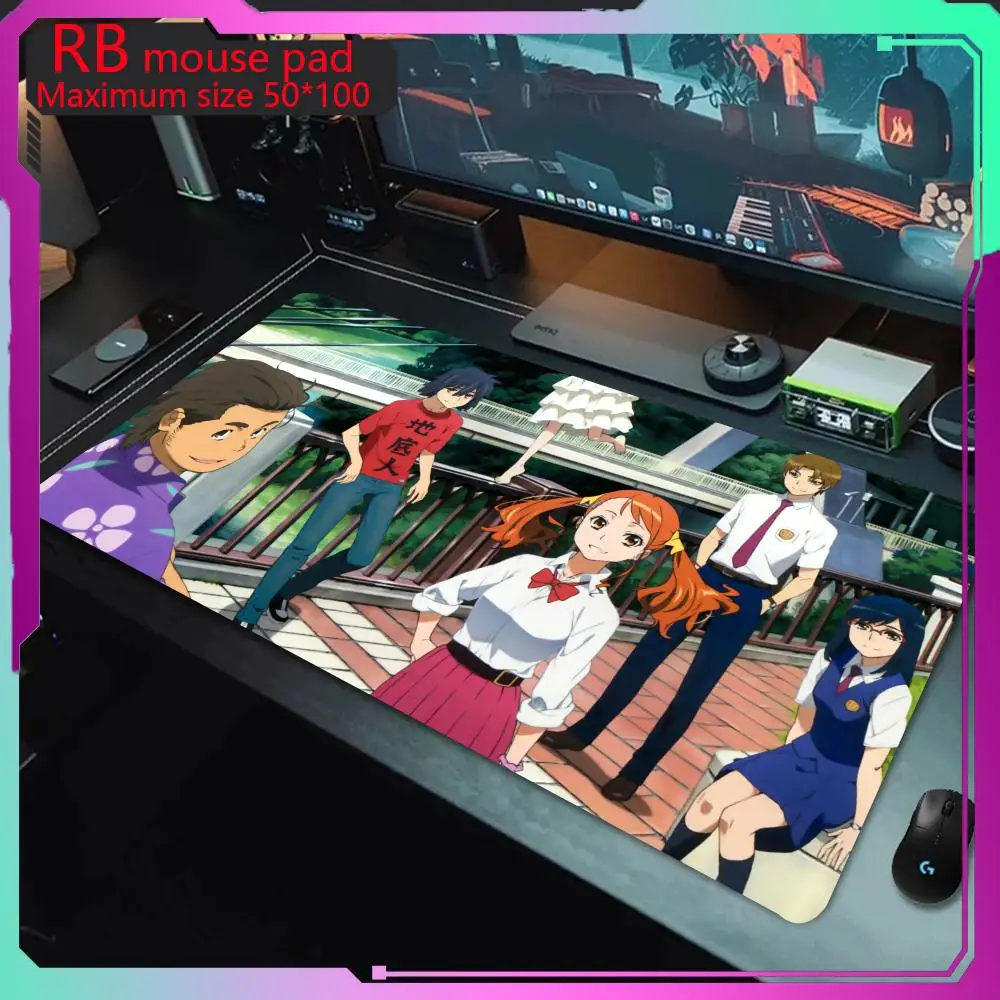 

MousePad Anohana Mouse Pad Electronic game mouse pad is easy to use with anti slip and wear-resistant size suitable for desktop